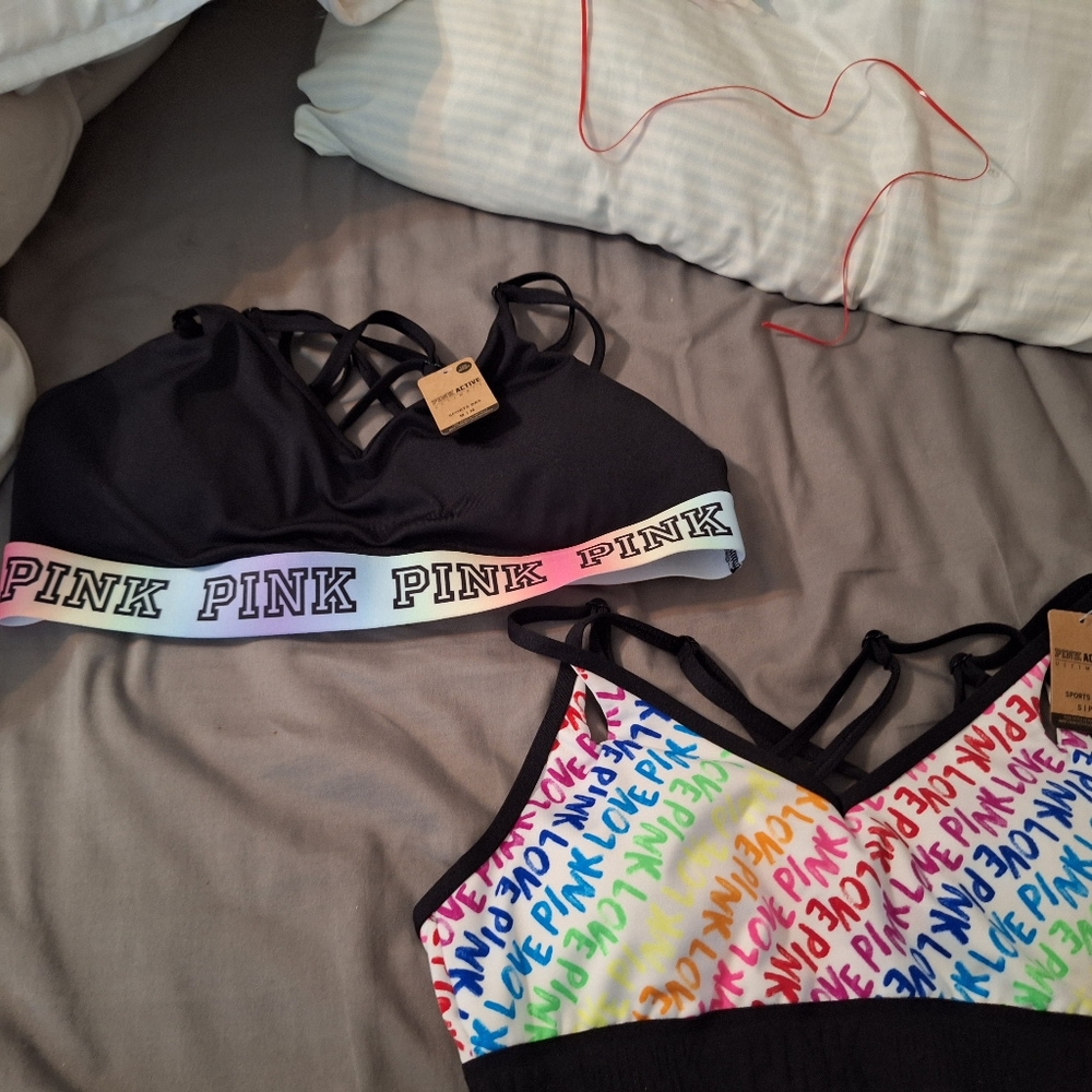 VICTORIA SECRET PINK SPORTS BRAS